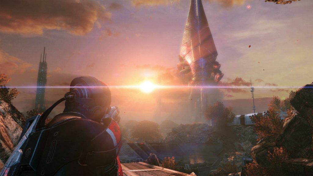Among space games Mass Effect is a thrilling space opera.